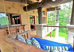 Watershed 03 - Free Train Tours + Custom Modern Luxury Cabin + Beautiful Sunset