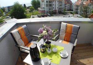 Welcome to our lovingly furnished apartment with sea views