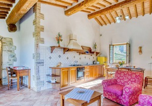 Welcome to this charming stone house with shared pool and panoramic views of beautiful surroundings.