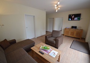 Wheelchair-accessible apartment near the beach and harbor, extra-wide parking space