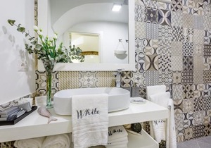 White stylish apartments