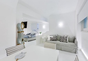 White stylish apartments