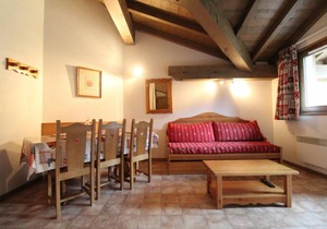 Wifi, 10m from ski slopes, 4th floor, balcony, parking, tv, ski locker, 38m², Val Cenis