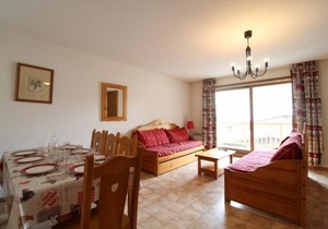 Wifi, 10m from ski slopes, 2nd floor, balcony, parking, tv, ski locker, 55m², Val Cenis