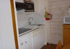Wifi, 20m from ski slopes, Ground floor, balcony, parking, tv, ski locker, 30m²