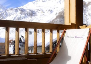 Wifi, 250m from resort center, balcony, tv, 30m², Val d'Isère