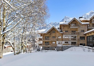 Wifi, view mountain, fitness, swimming pool, balcony, parking, tv, ski locker, 55m², Les Houches