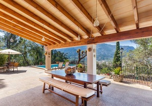 With a panoramic view in the mountains - Casa Can Leandro