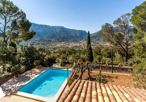 With a panoramic view in the mountains - Casa Can Leandro