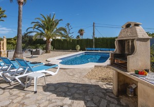 Wonderful and comfortable villa in Javea, Costa Blanca, Spain with private pool for 6 persons