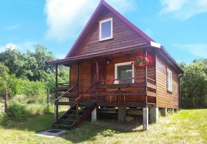 Wooden House in Lubin by Lake Wicko