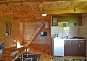 Wooden House in Lubin by Lake Wicko