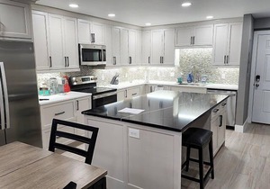 You will be in the center of all the action staying in this ground level two.