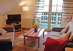 Your vacation apartment is located in Neddesitz on the island of Rügen, very close to the sandy beac