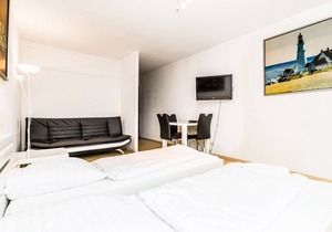 Zeitwohnung Deutz, 31qm, 1 Wohn-/Schlafzimmer, max. 4 Personen