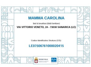 B Mamma Carolina | Sanarica