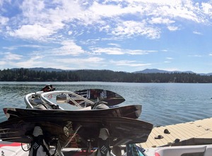 Boatdock Slips Water Trampoline Island Shuffleboard Gameroom | Hayden Lake