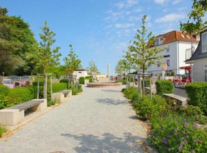 Villa Seeschwalbe Fewo Balkon Meerblick | Breege
