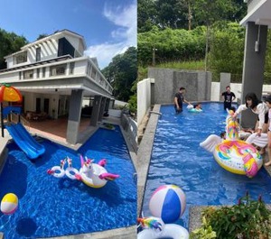 Villa Kids Swimming Ktv Table Spice Arena Penang Sqft 