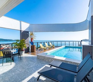 Aion Suítes Compacto E Luxuoso Loft Rooftop Com Piscina Academia À Poucos Passos Da Praia 