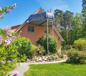 Ferienwohnung Wald Fewo Balkon Gartennutzung Saunanutzung 
