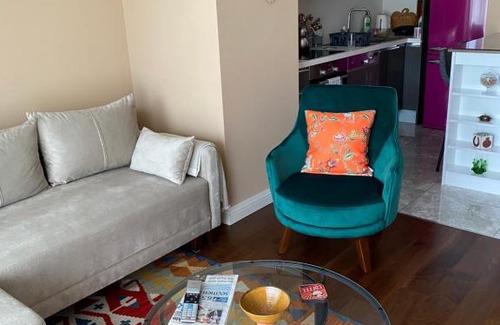 Nilufer Apartment | Şehrin merkezinde yepyeni modern döşenmiş daire