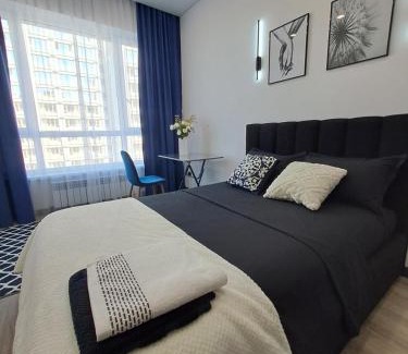 Almaty Apartment | Двухкомнатная квартира бизнес класса Мередиан