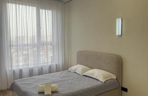 Almaty Apartment | Двухкомнатная студия с панорамным видом на горы