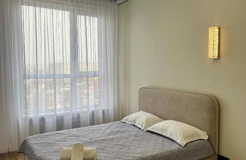 Almaty Apartment | Двухкомнатная студия с панорамным видом на горы