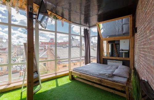 Prospekt Svobody Apartment | З оглядовою терасою на Львів вулиця Свободи 35