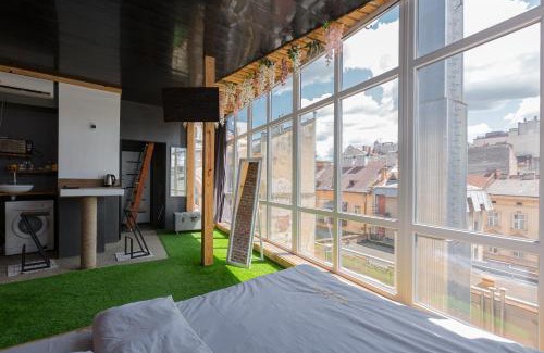 Prospekt Svobody Apartment | З оглядовою терасою на Львів вулиця Свободи 35