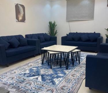 Riyadh Apartment | شقة مودرن من أربع غرف نوم وصالة ومجلس تفتح غرف النوم حسب عدد النزلاء