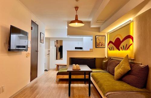 Taito Apartment | 浅草寺3分|浅草駅6分|開放的|畳寝室|2-6人|成田&羽田空港直通