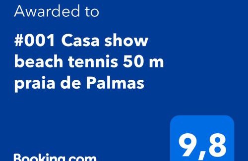 Governador Celso Ramos House | #001 Casa show beach tennis 50 m praia de Palmas