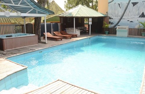 Kribi Cabin | 03. Cabin in Mango tree sea view 1 bedroom 3 beds