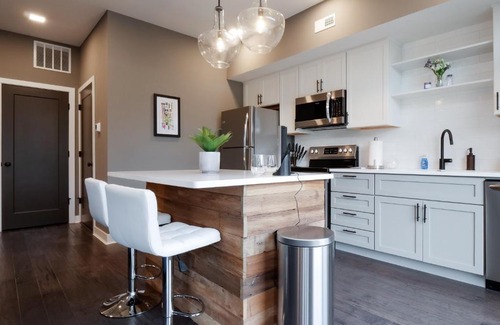 Ohio City Apartment | 1 Bedroom Luxury Condo 10 Minutes from First Energy Stadium D4