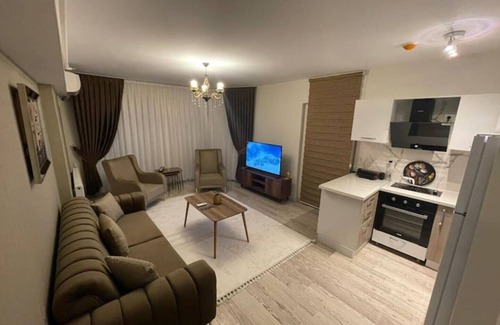 Esenyurt Apartment | 1-bedroom nearby services&park Wi-fi parking-AM2