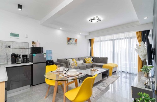 Kileleshwa Apartment | 1 Br apartment in kileleshwa (Nairobi) with Gym/Fast Wifi/5 mins to Yaya Centre
