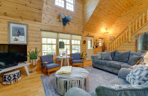 Port Austin House | 1 Mi to Public Beach Port Austin Cabin with Hot Tub
