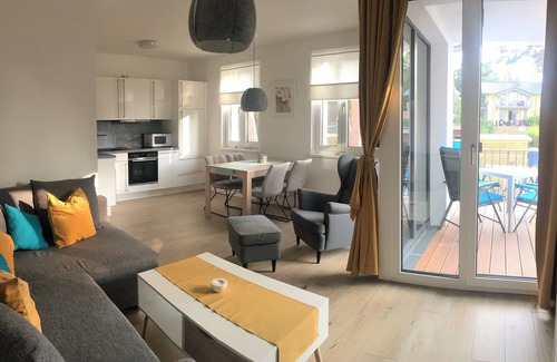 Ostseebad Baabe Apartment | 1 minute to the fine sandy beach - Beautiful modern apartment with sauna