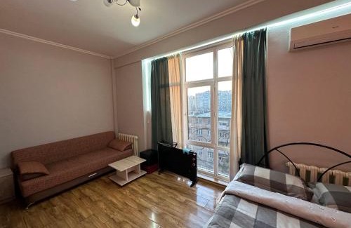 Bishkek Apartment | 1-room apart. 21 on Usenbaeva 52 near Eurasia shopping center
