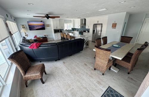 Port Pine Heights House | 1 story 3-bedroom house in tranquil Big Pine Key 100 ft dock