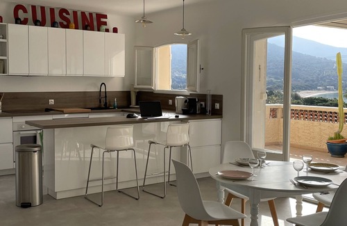 Vico Villa | 10-person villa with private heated pool and sea view