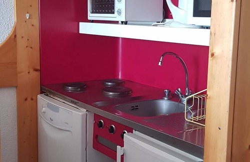 Arc-1800 Apartment | 100m from resort center, 3rd floor, tv, 30m², Les Arcs