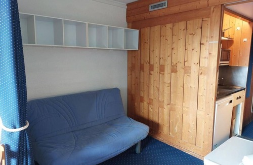 Arc-1800 Apartment | 100m from resort center, 8th floor, view mountain, balcony, tv, 25m², Les Arcs