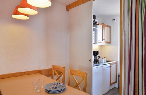 Belle Plagne Apartment | 100m from ski slopes, 1st floor, balcony, tv, ski locker, 23m², La Plagne
