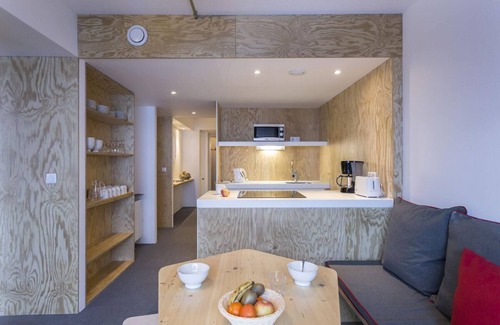 Arc-2000 Apartment | 10m from ski slopes, 4th floor, balcony, tv, ski locker, 61m², Les Arcs