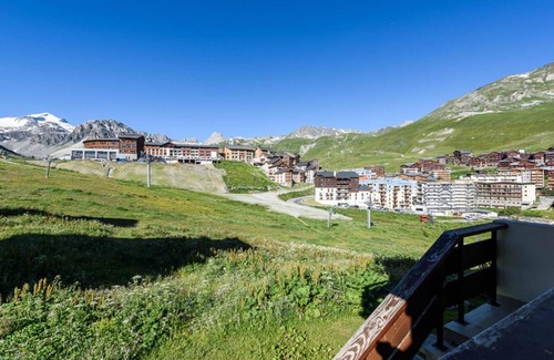 Le Lavachet Apartment | 10m from ski slopes, Ground floor, view ski slopes, balcony, tv, ski locker, 45m², Tignes