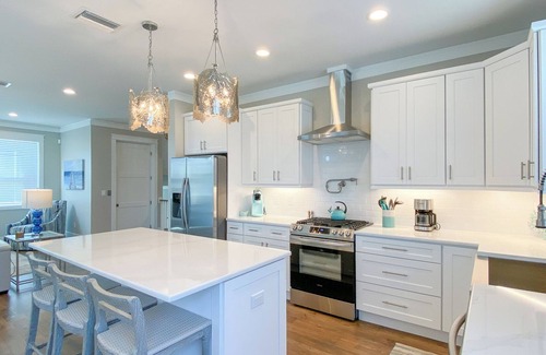 South Island House | 135 Island Escape: 5BR Home w/Pool, Spa, & Dock!