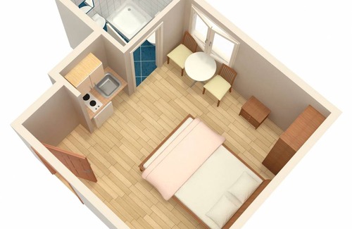 Tucepi Apartment | 15 m² Studio flat ∙ 1 bedroom ∙ 3 guests